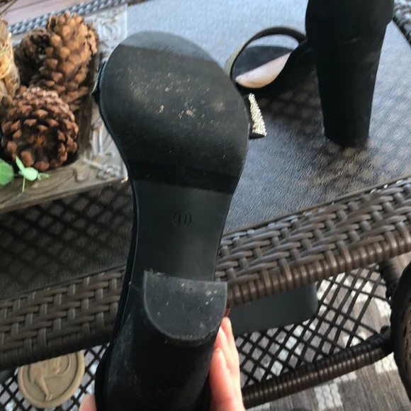 Daisy Fuentes Rhinestone Strappy heels- Size 11 - Picture 6 of 6